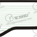 REAR WINDOW HEATED GREEN(NO HOLES)